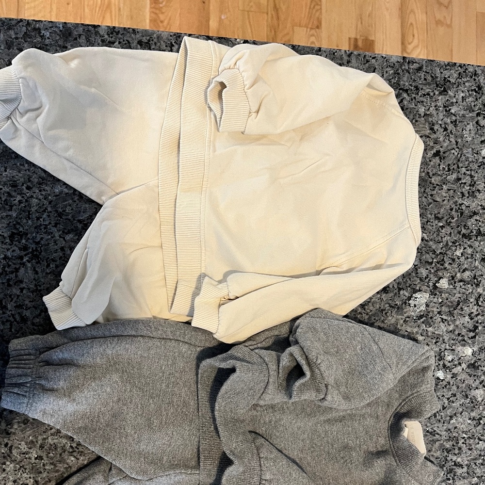 Zara and H&M baby sweaters